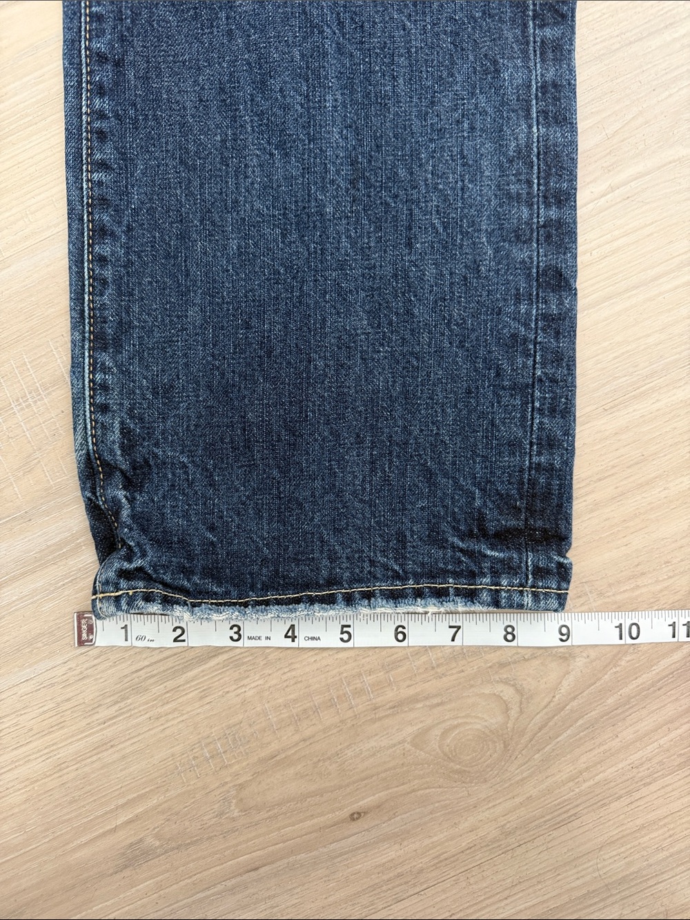 Abercrombie & Fitch Dark Wash Vintage Style Horton Classic Straight Denim Jeans - Picture 9 of 11